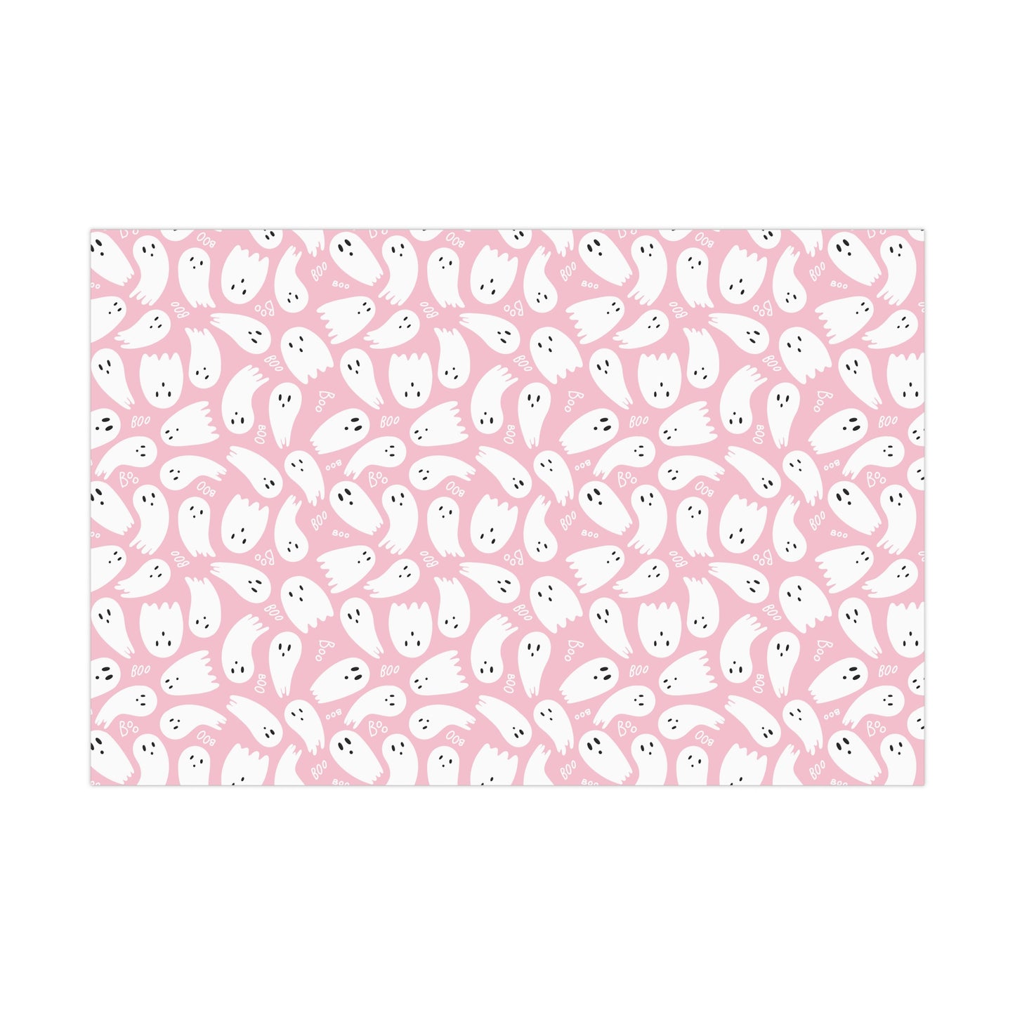 Cute Boo Ghosts Wrapping Paper, Halloween Gift wrap