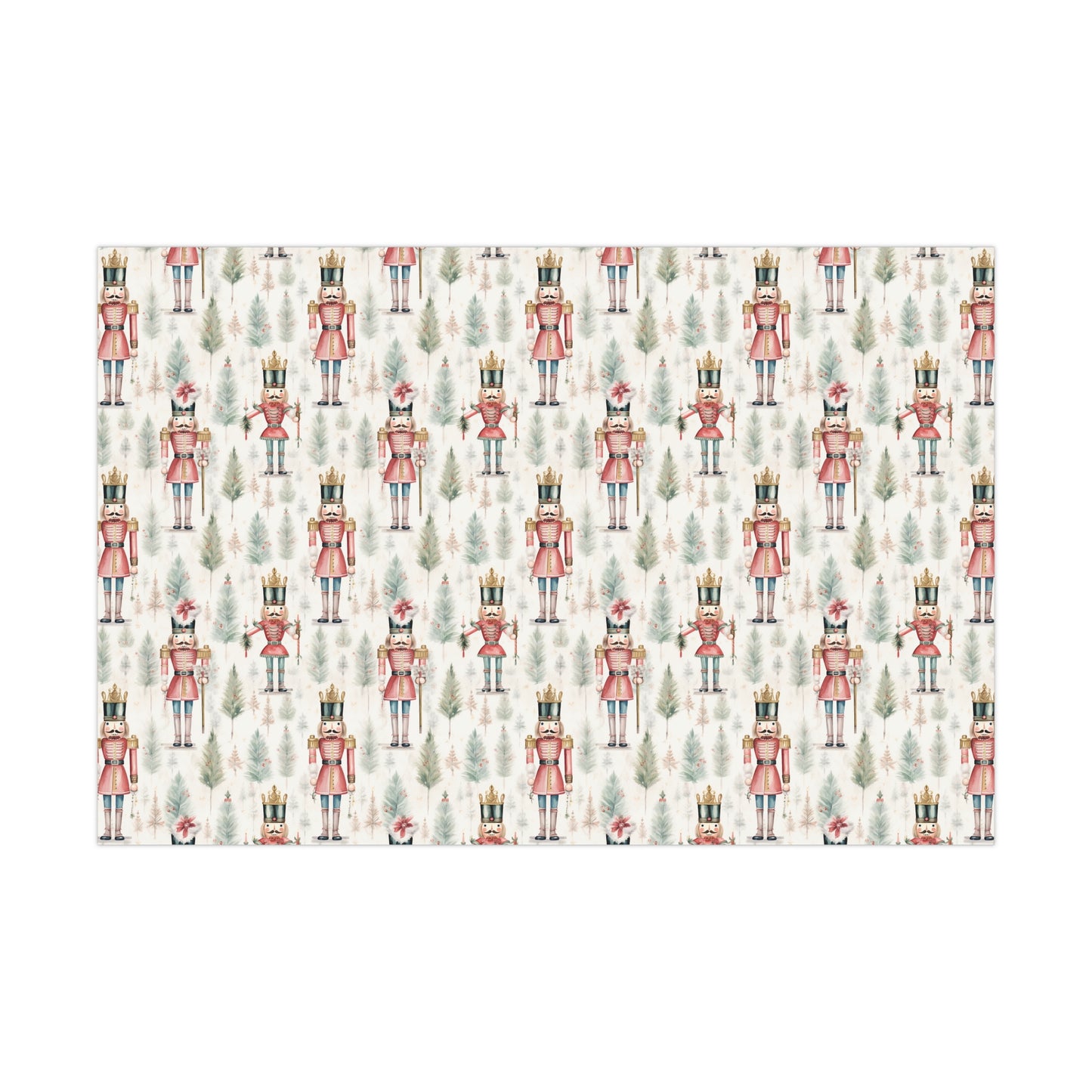 Alternate Large View Nutcracker Christmas Gift Wrap