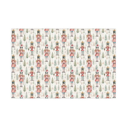 Alternate Large View Nutcracker Christmas Gift Wrap