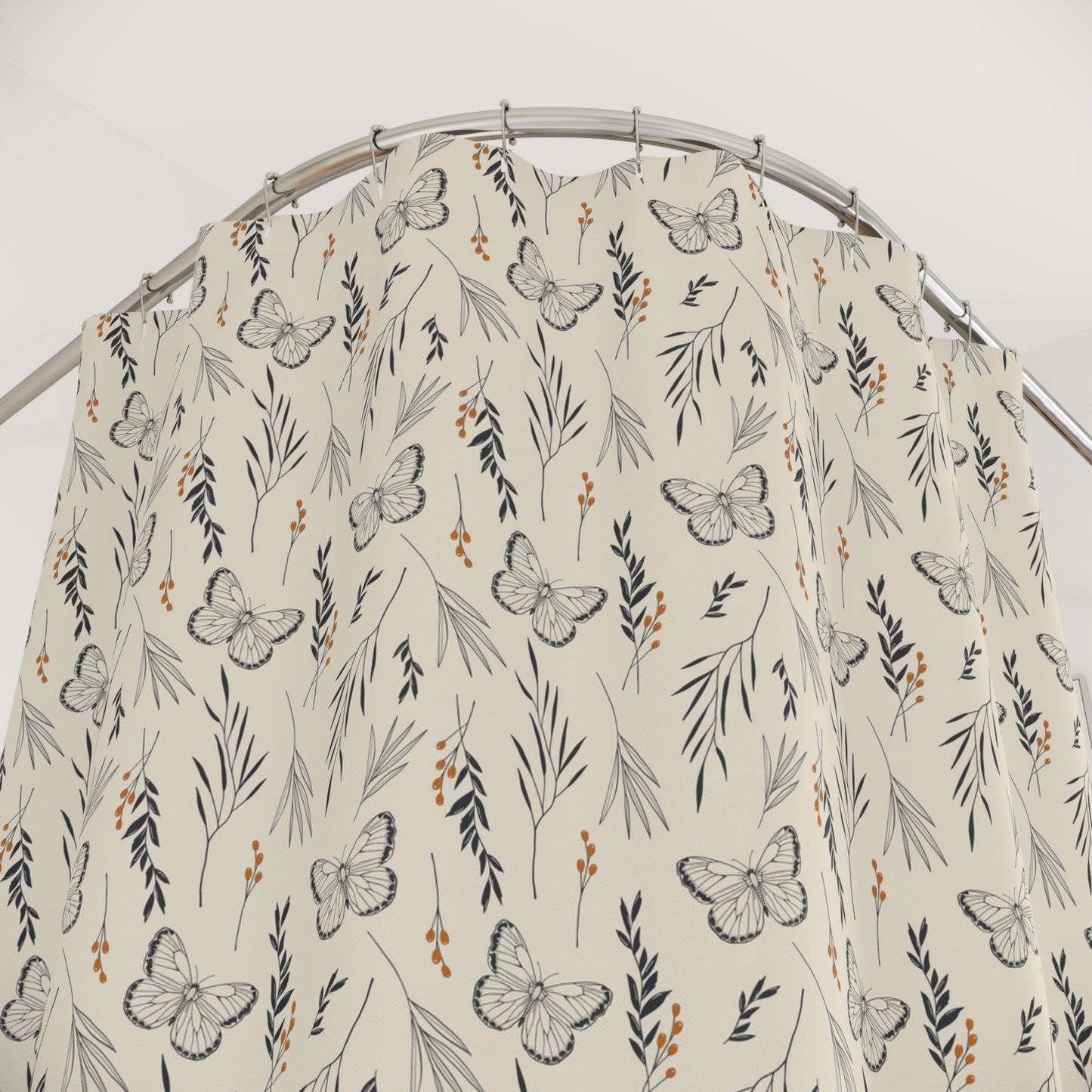 Fall Botanical Shower Curtain