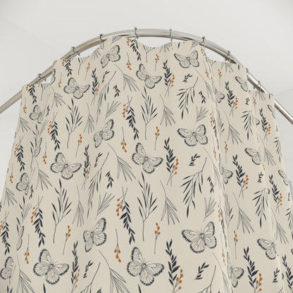 Fall Botanical Shower Curtain