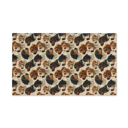 Dog Portrait Hand Towel