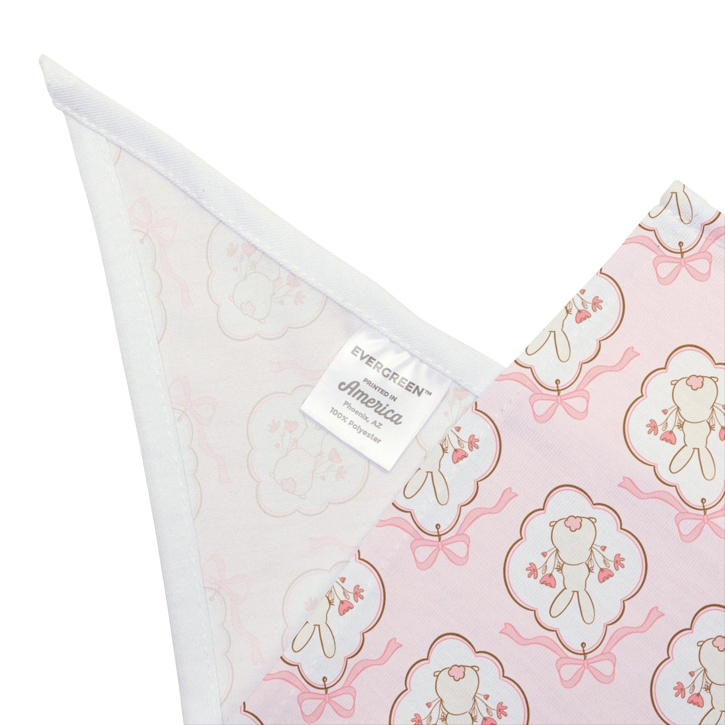 Easter Pink Coquette Dog Bandana