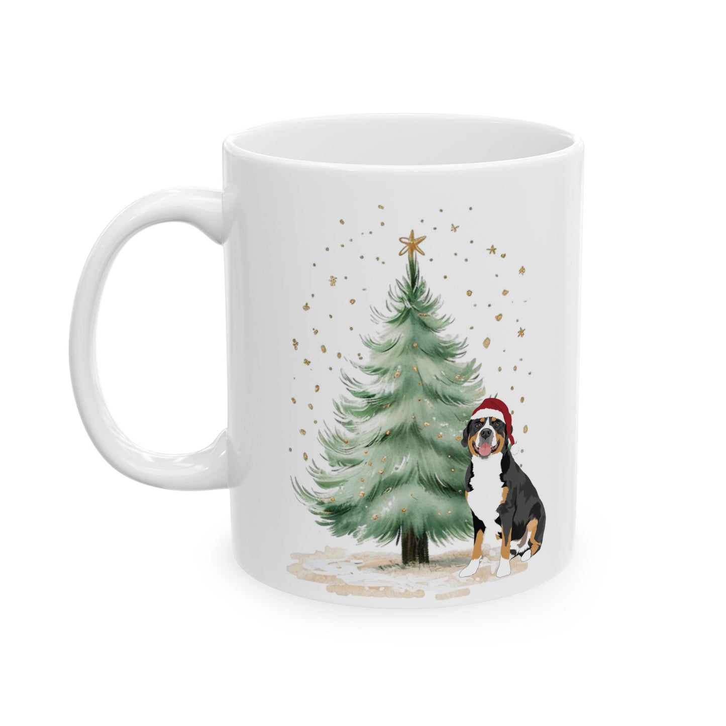 Greater Swiss Mountain Dog Ceramic Mug, (11oz, 15oz)