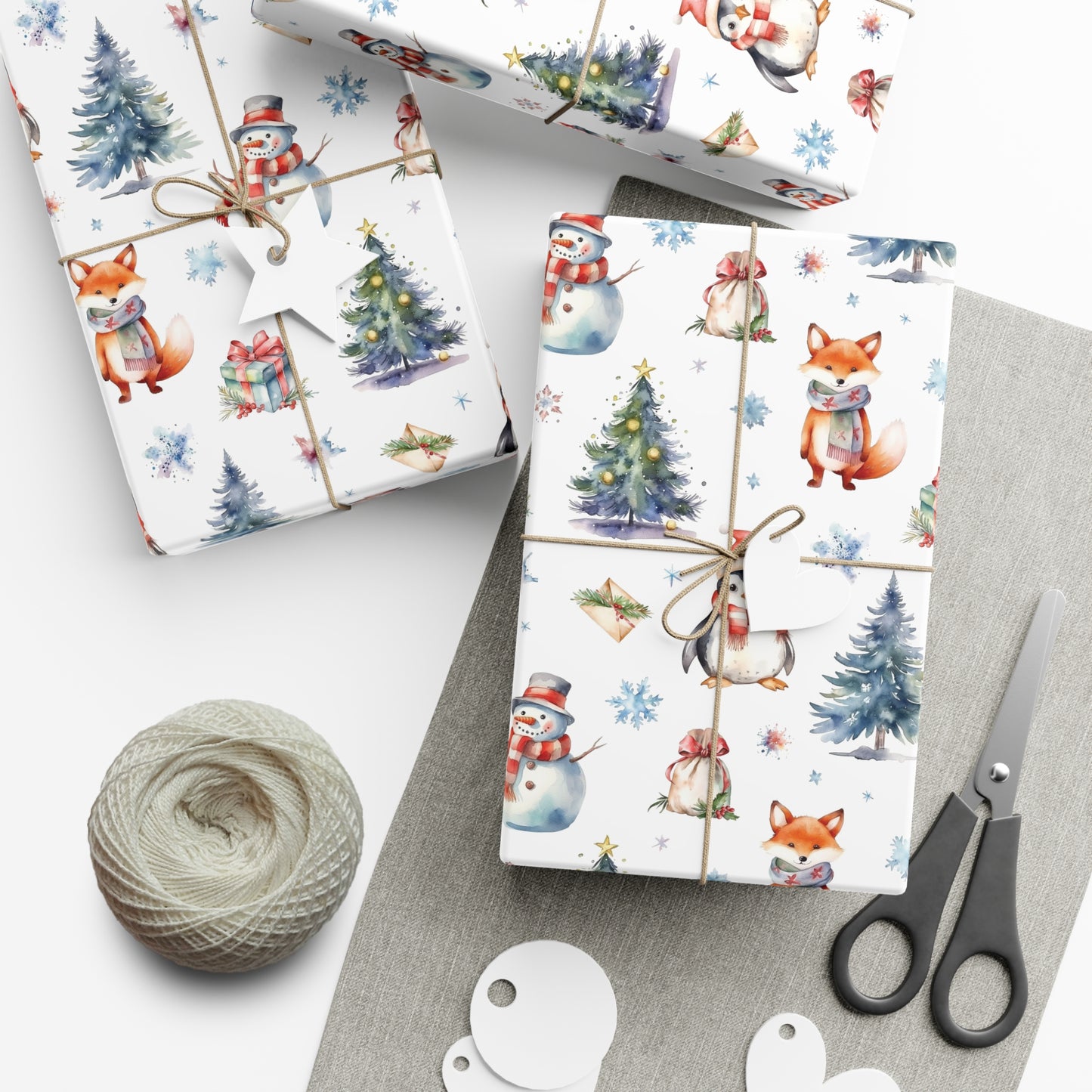 Woodland Christmas Gift Wrap