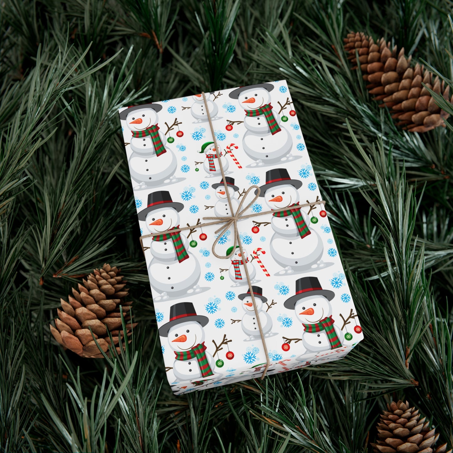 Snowman Christmas Gift Wrap, Christmas Wrapping Paper, Christmas Snow Gift Wrap, Wrapping, Christmas Gifts