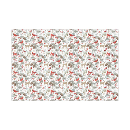 Winter Woods Christmas Wrapping Paper