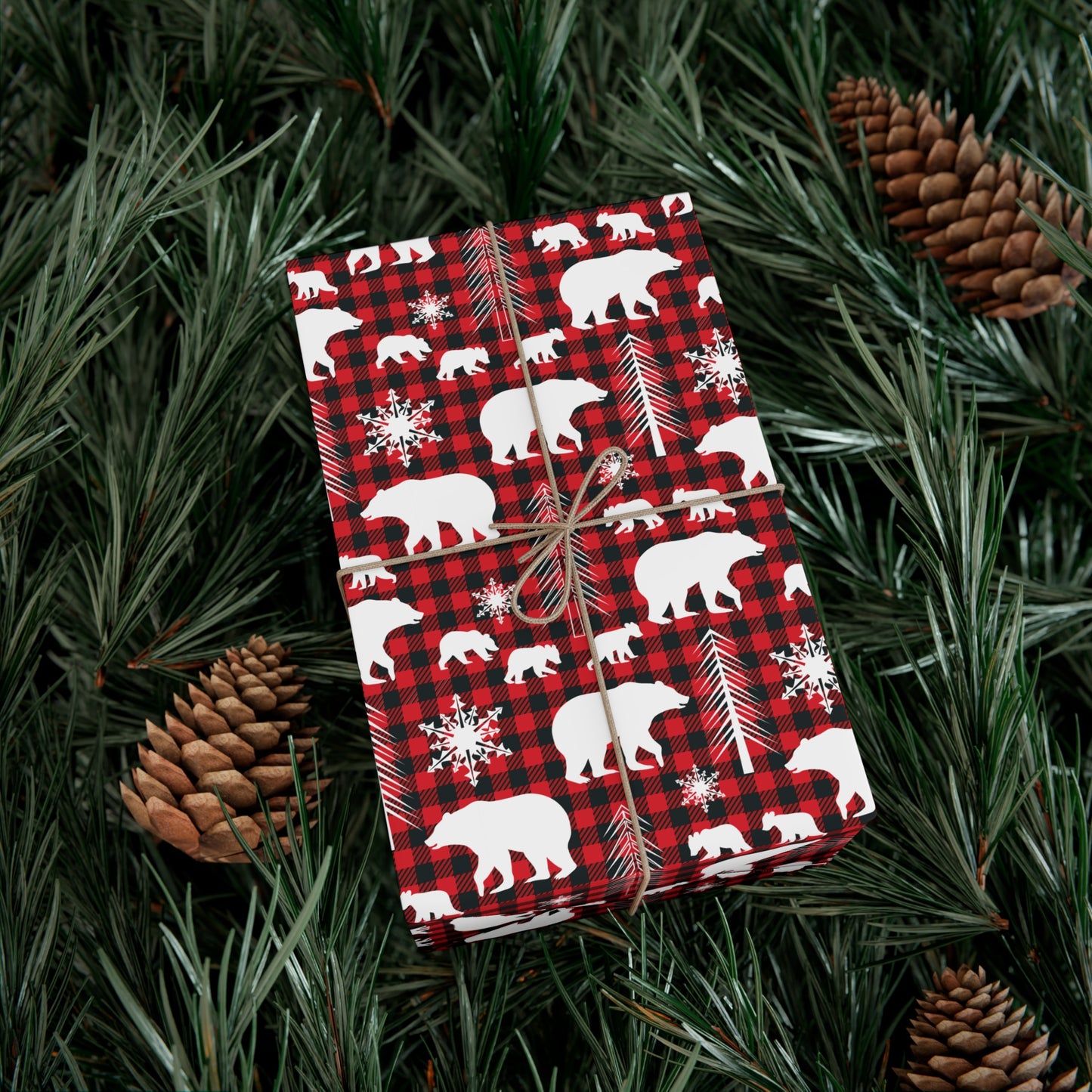 Christmas Bear Gift Wrap