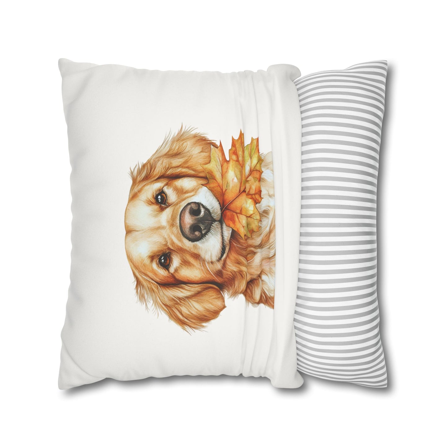 Premium Faux Suede Golden Retriever Pillow Cover