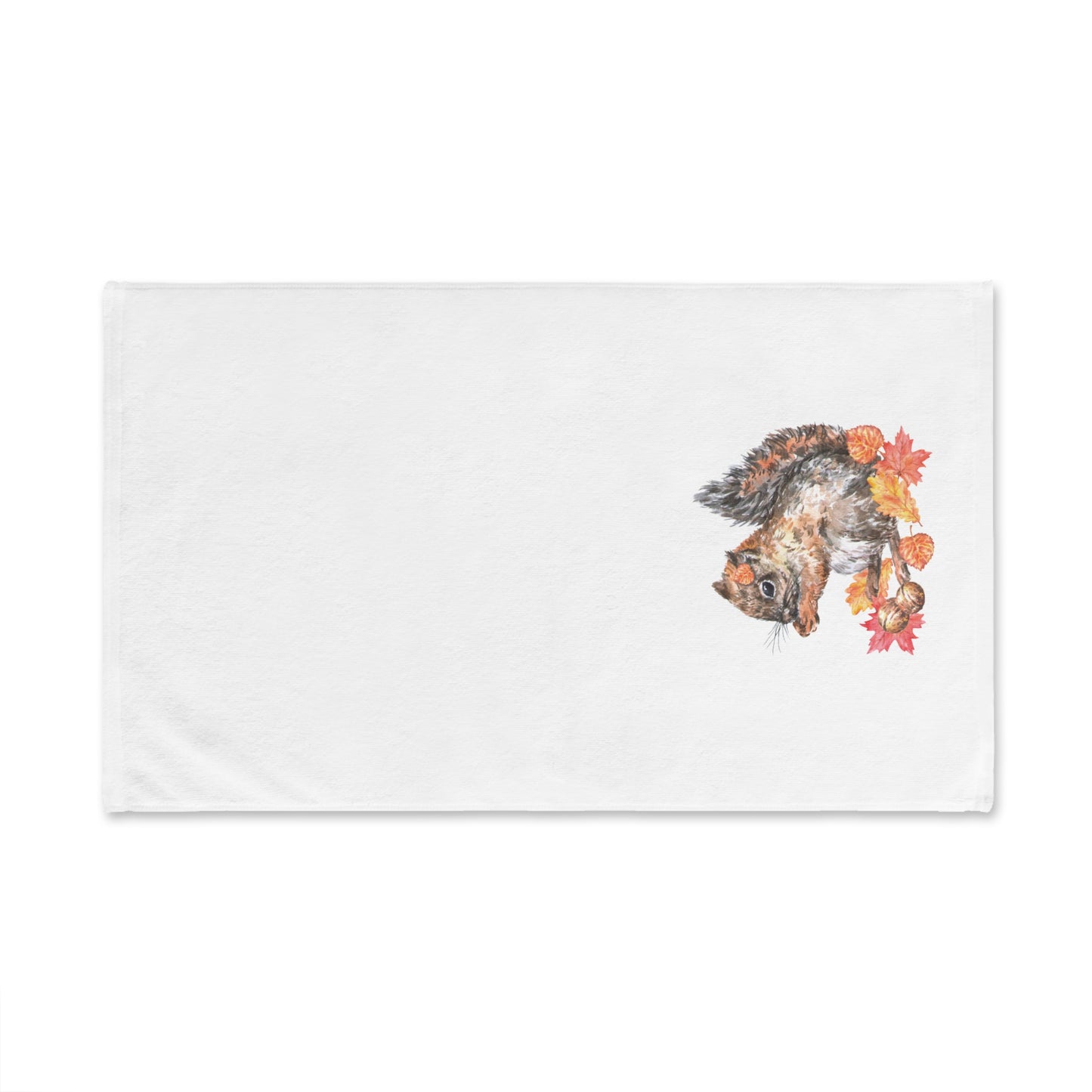 Fall Squirrel Hand Towel