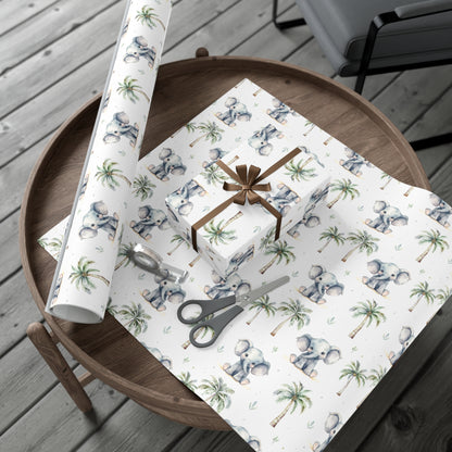 Safari Baby Shower Wrapping Paper