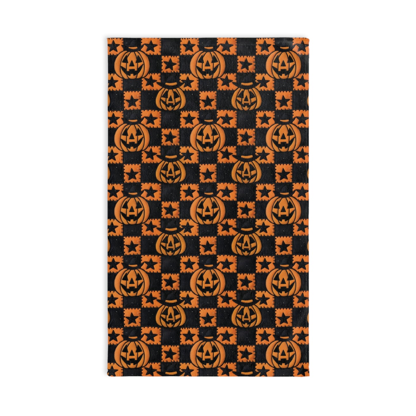 Halloween Faux 3D Quilted Hand Towel