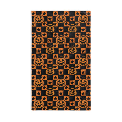 Halloween Faux 3D Quilted Hand Towel