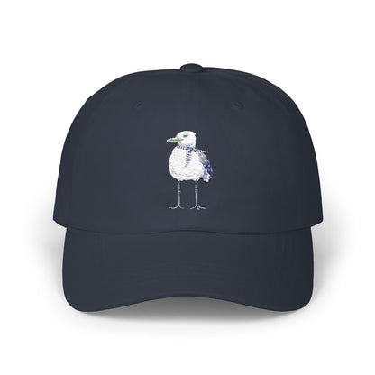 Embroidered Coastal Seagull w/ Summer Scarf Hat - Summer Capsule Collection
