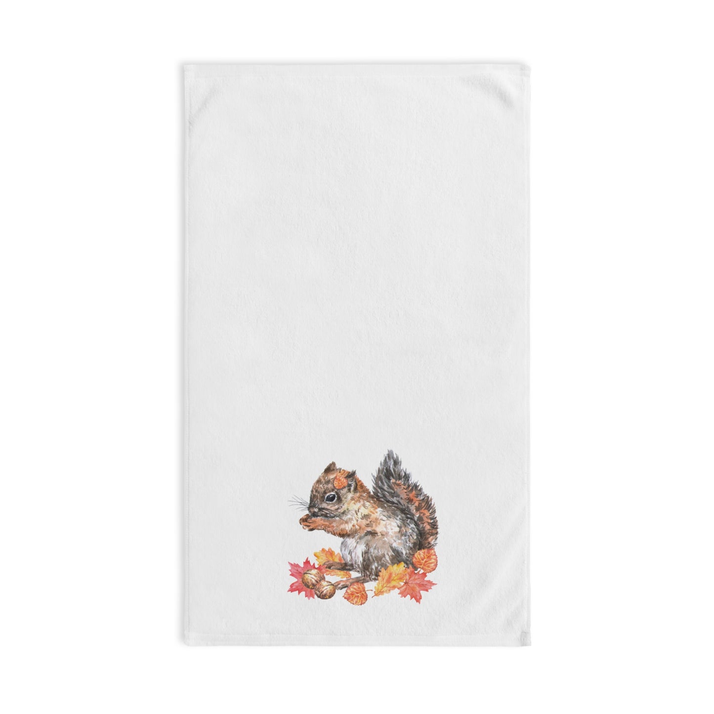 Fall Squirrel Hand Towel