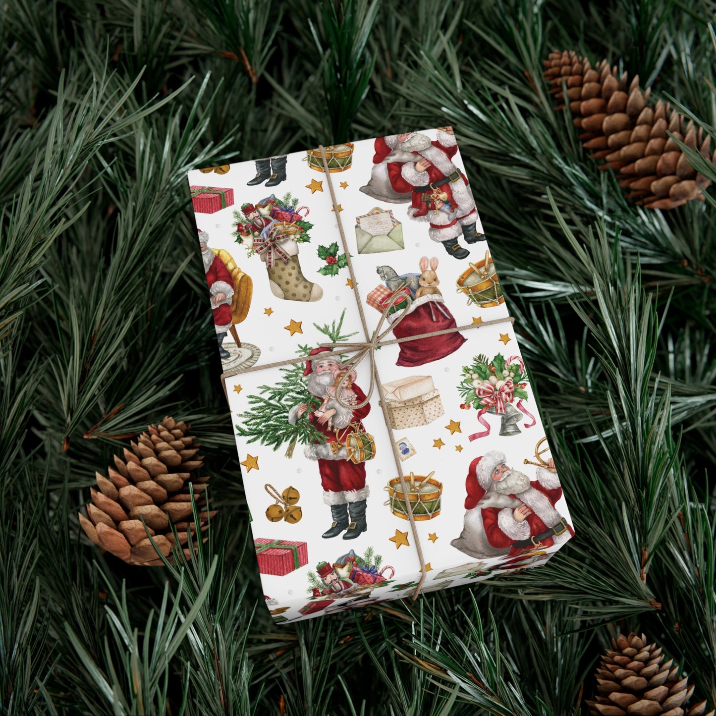 Christmas Santa Gift Wrap