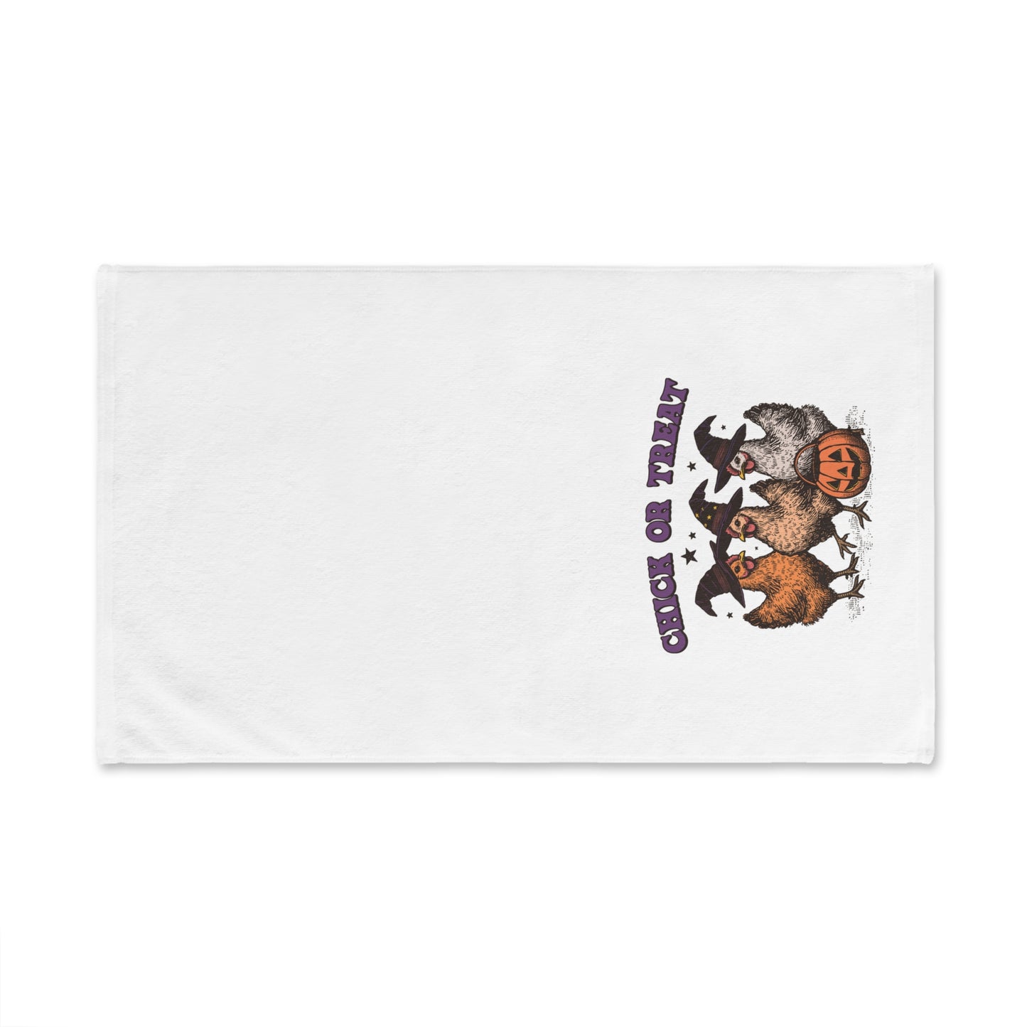 Funny Halloween Chicken Fall Hand Towel