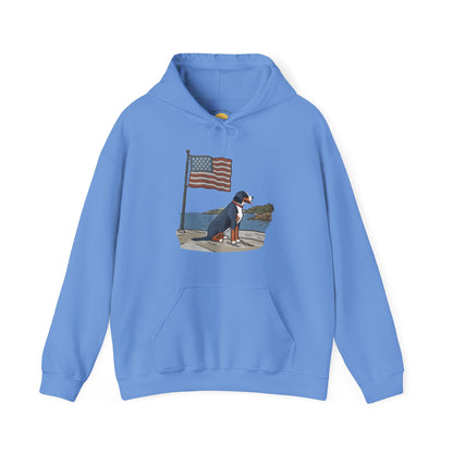 2025 New Summer Swissy Unisex Hooded Sweatshirt, Swissy Summer Hoodie, Greater Swiss Mountain Dog, Cartoon Swissy Character