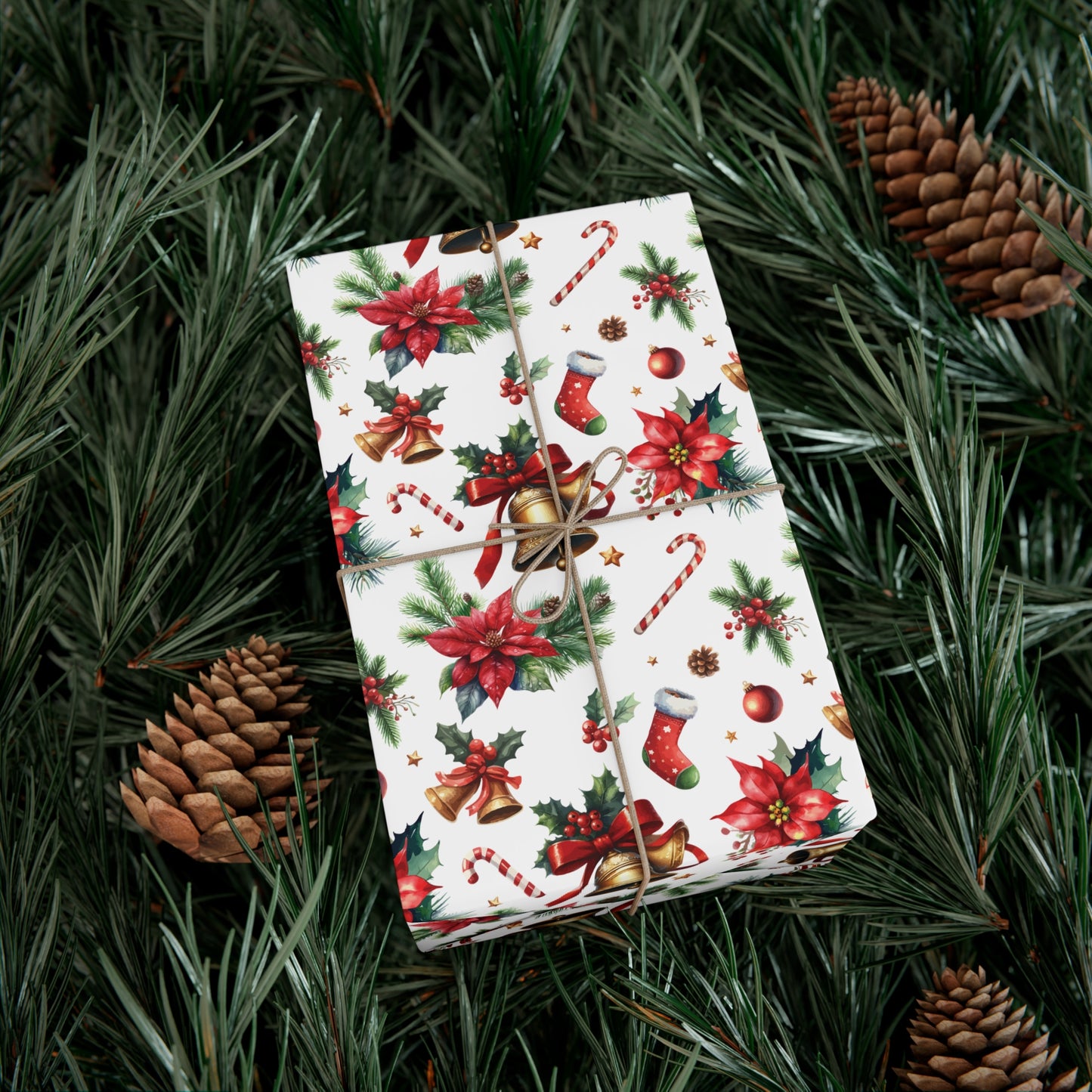 Christmas Bell Gift Wrap