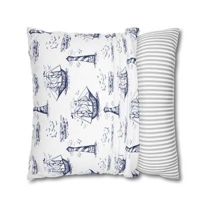 Nautical Summer Pillow Cover
