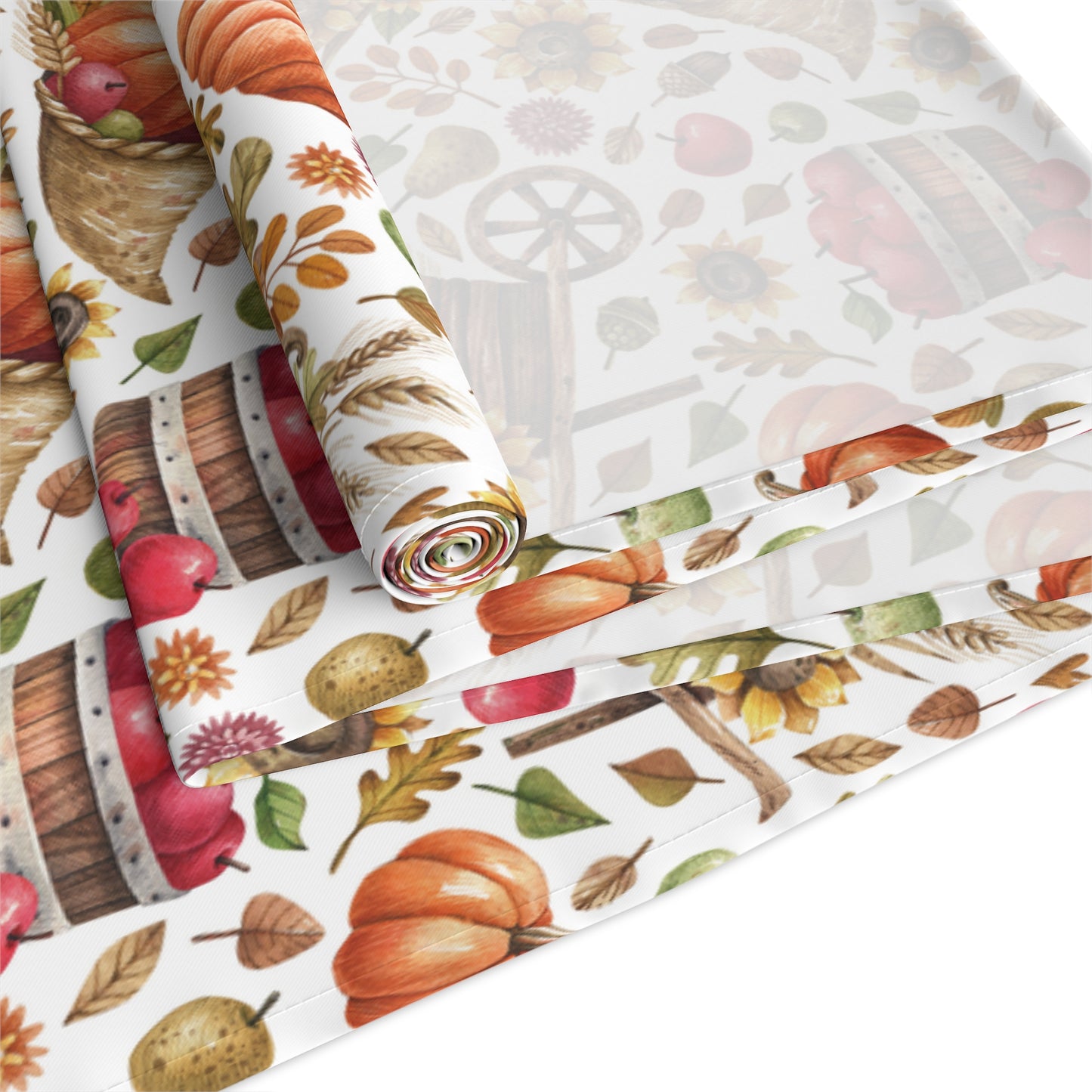 Autumn Harvest Collage Table Runner