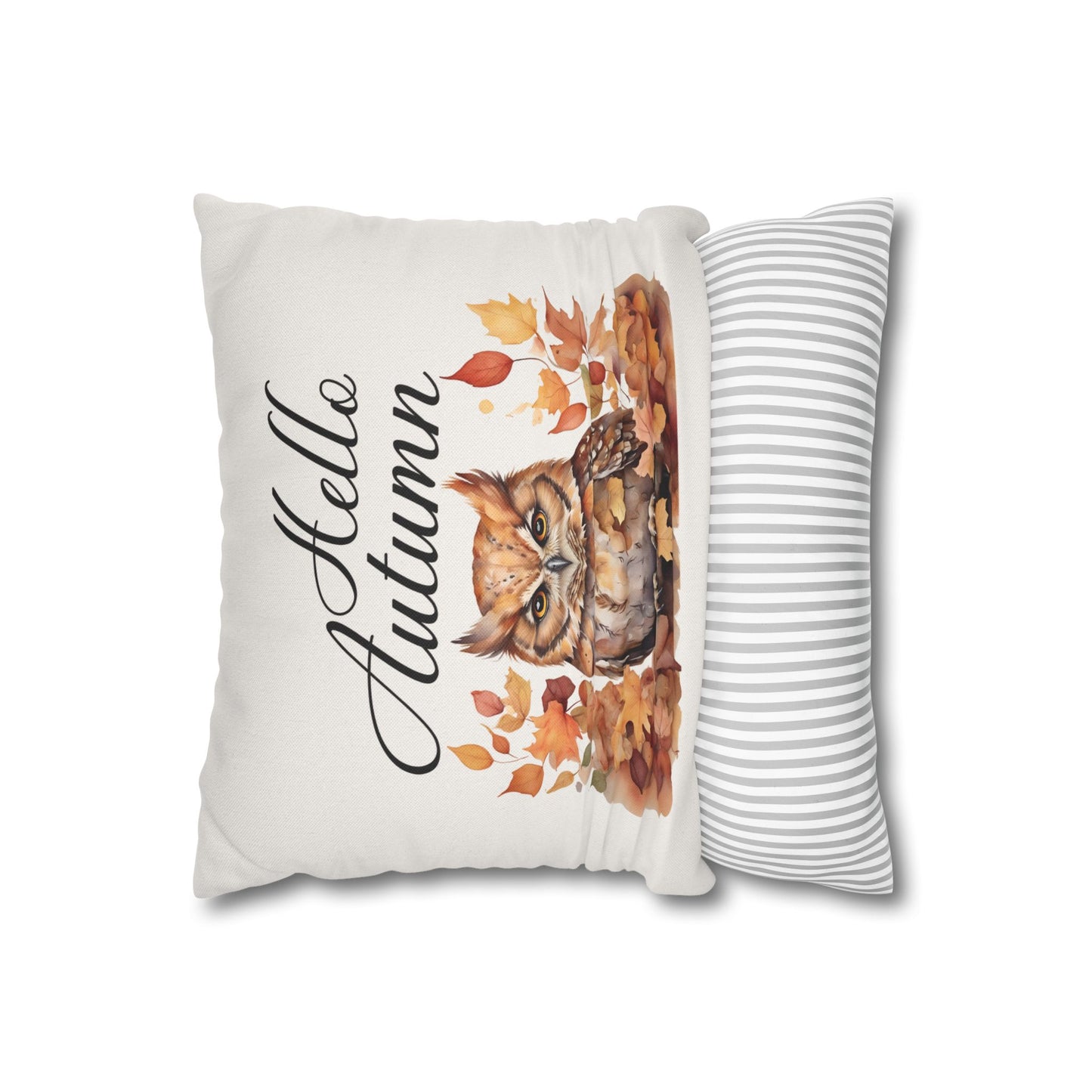 Fall Owl Pillow Cover