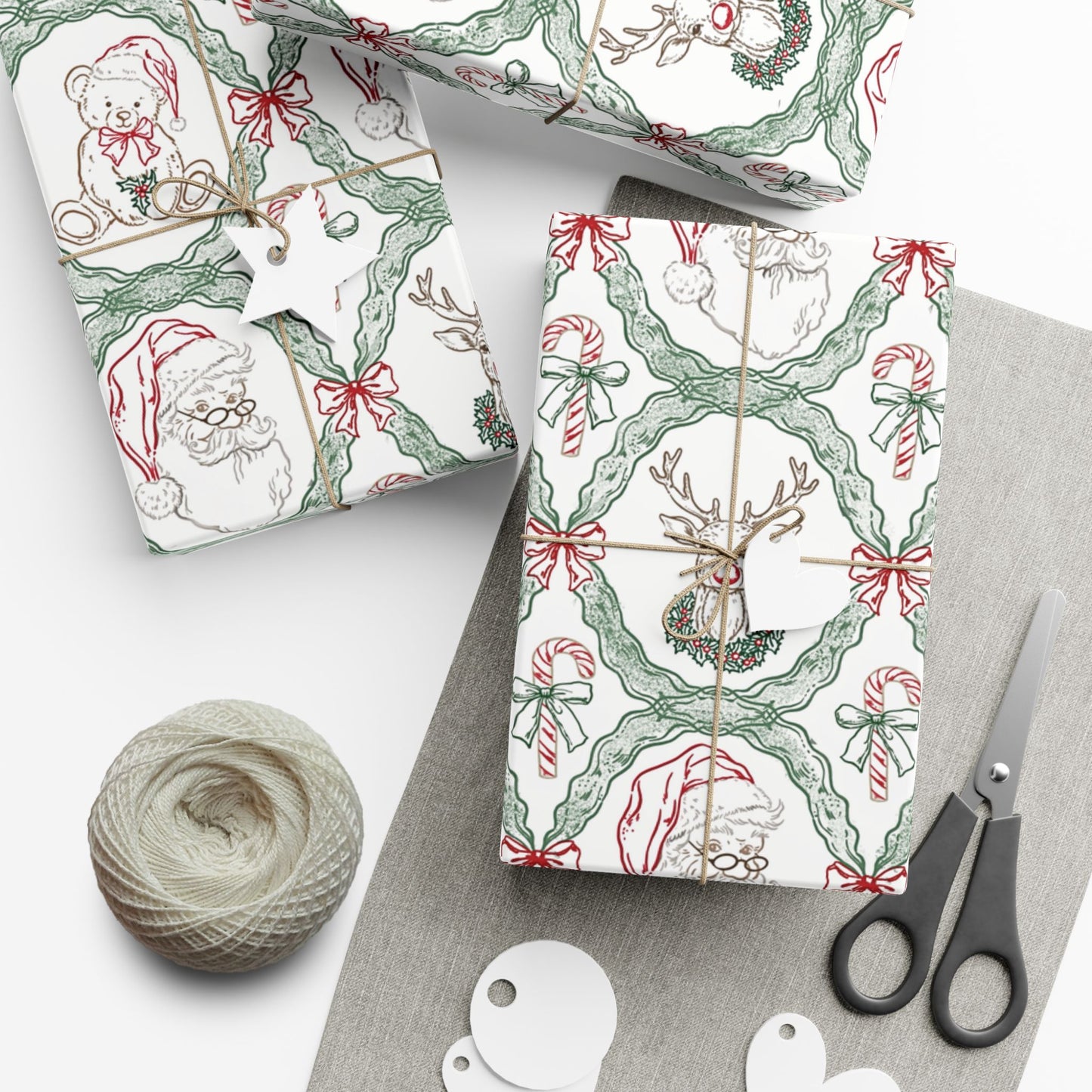 Christmas Teddy Wrapping Paper