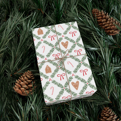 Christmas Evergreen Wrapping Paper