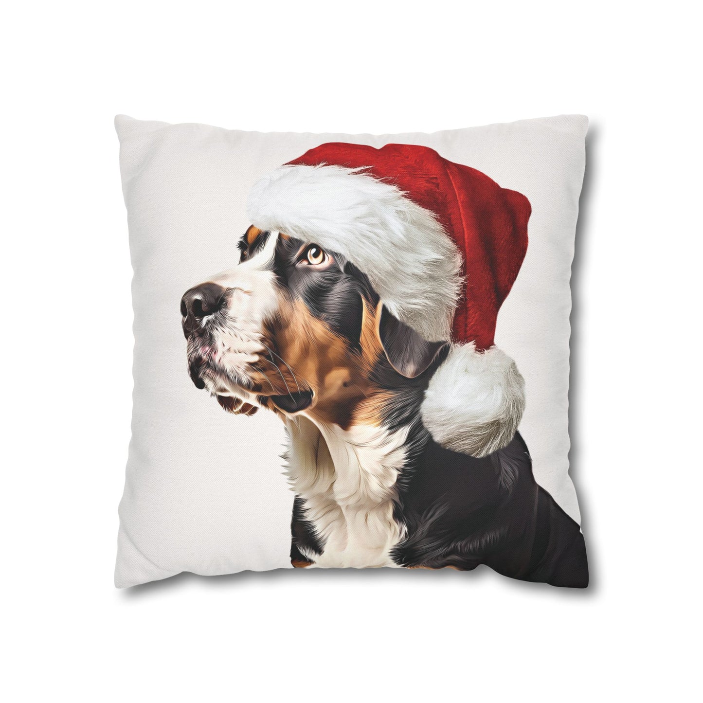 Christmas Swissy Pillow Cover, Double Sided Print