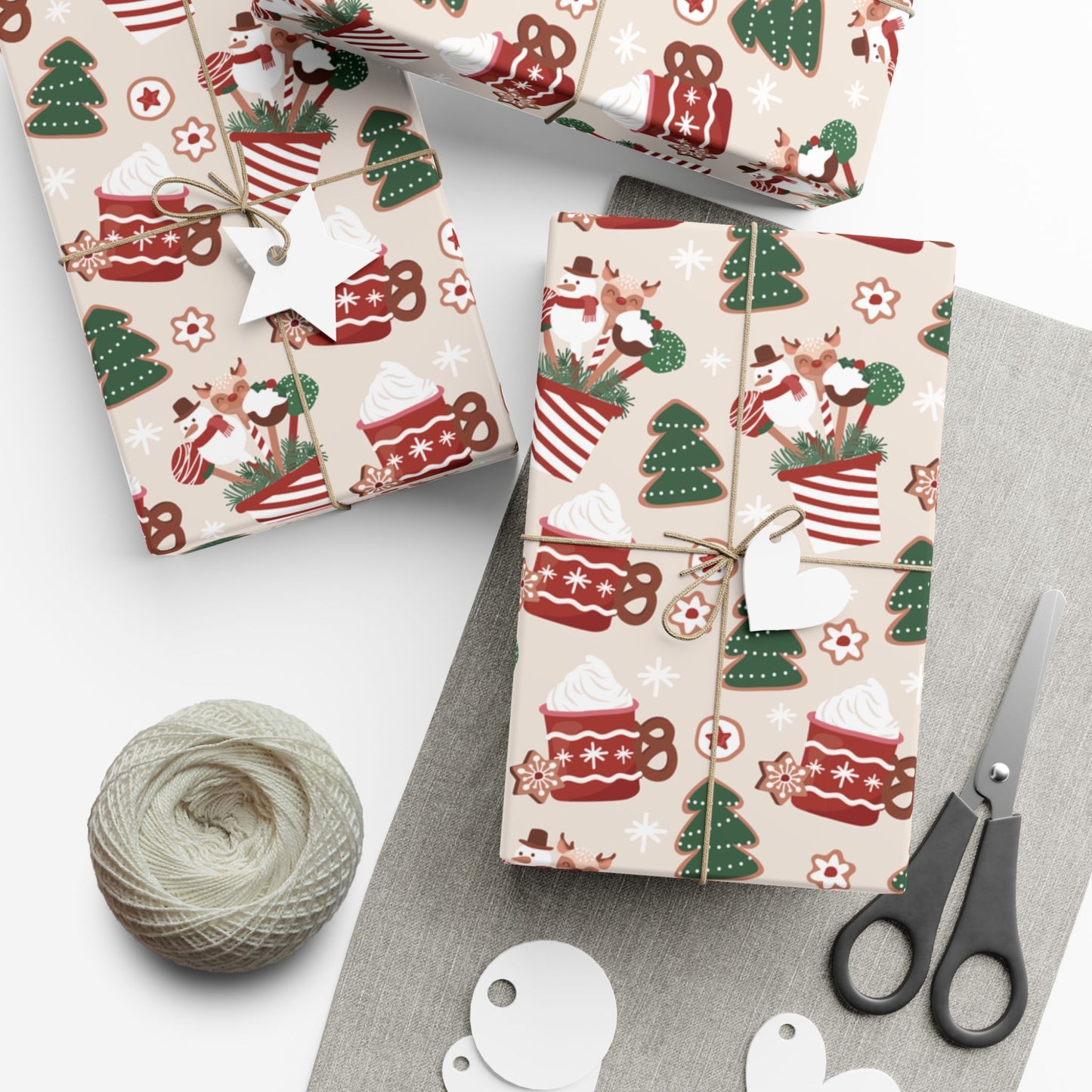 Christmas Cake Pop and Cocoa Wrapping