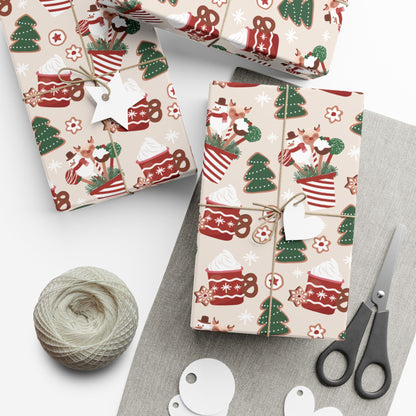 Christmas Cake Pop and Cocoa Wrapping