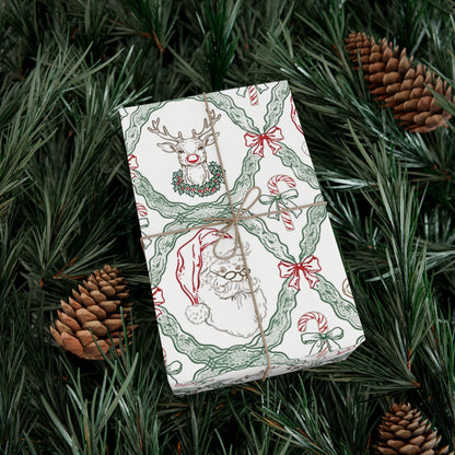 Christmas Teddy Wrapping Paper