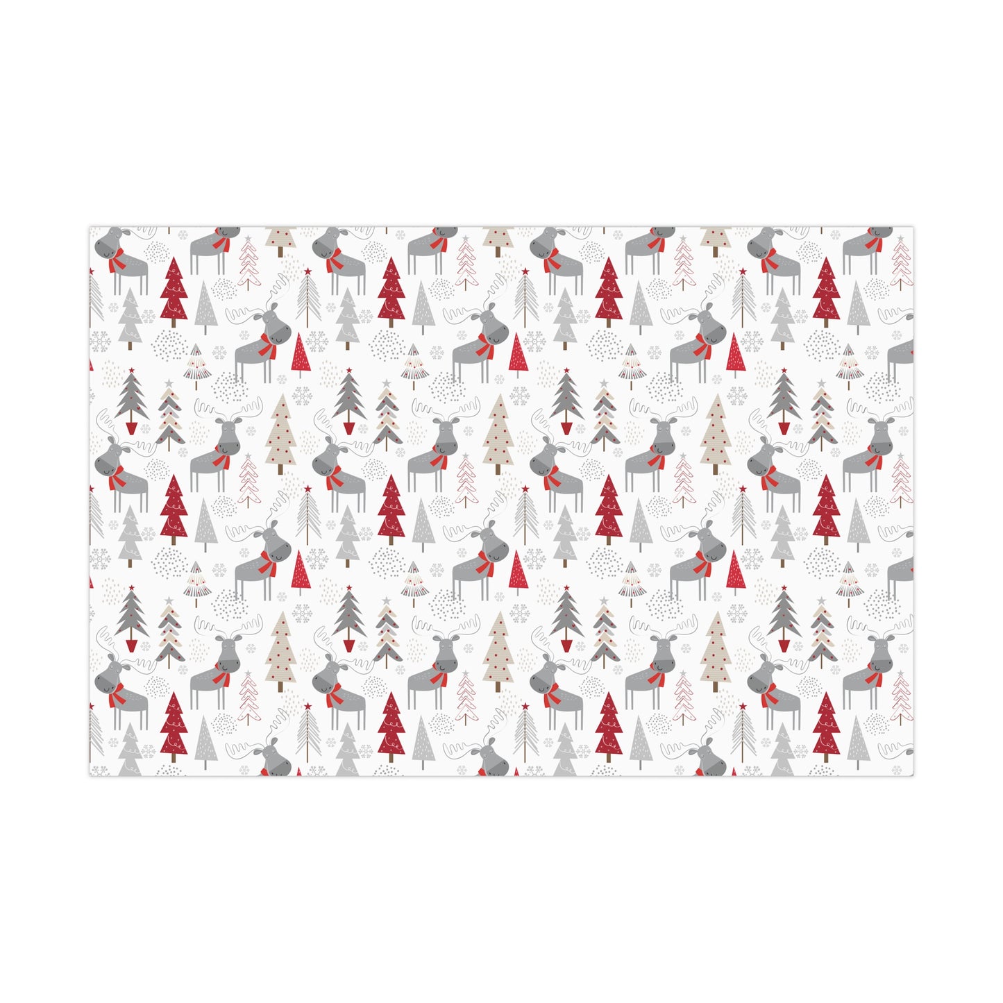 Moose Christmas Wrapping Paper