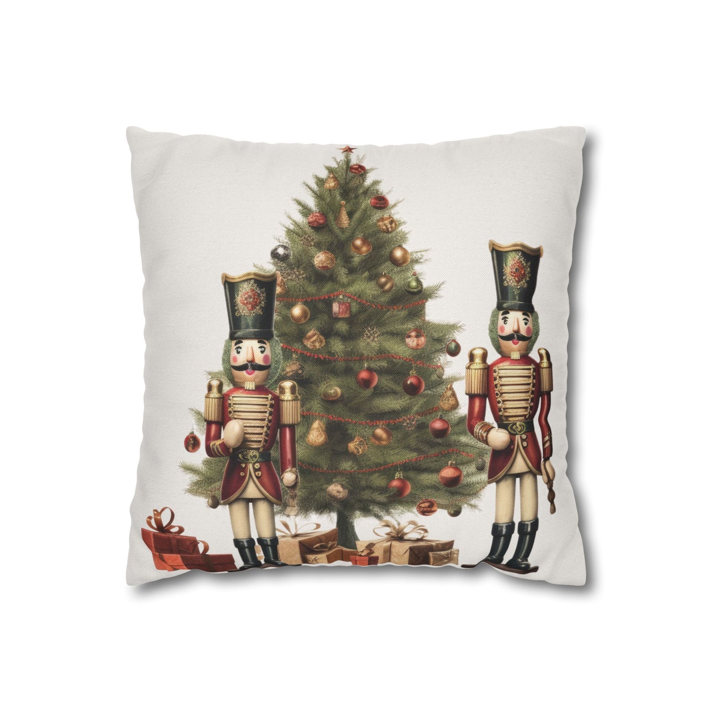 Christmas Nutcracker Throw Pillow Cover