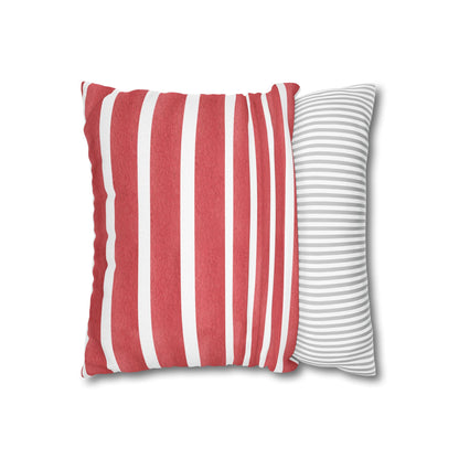 Faded Rustic Style Stripes Patriotic Pillow Cover, Pairs Well W/ Our Rustic Stars Pillow Cover, Farmhouse Summer Decor