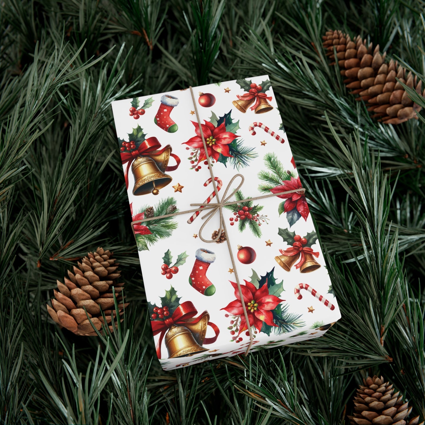 Christmas Bell Wrapping Paper