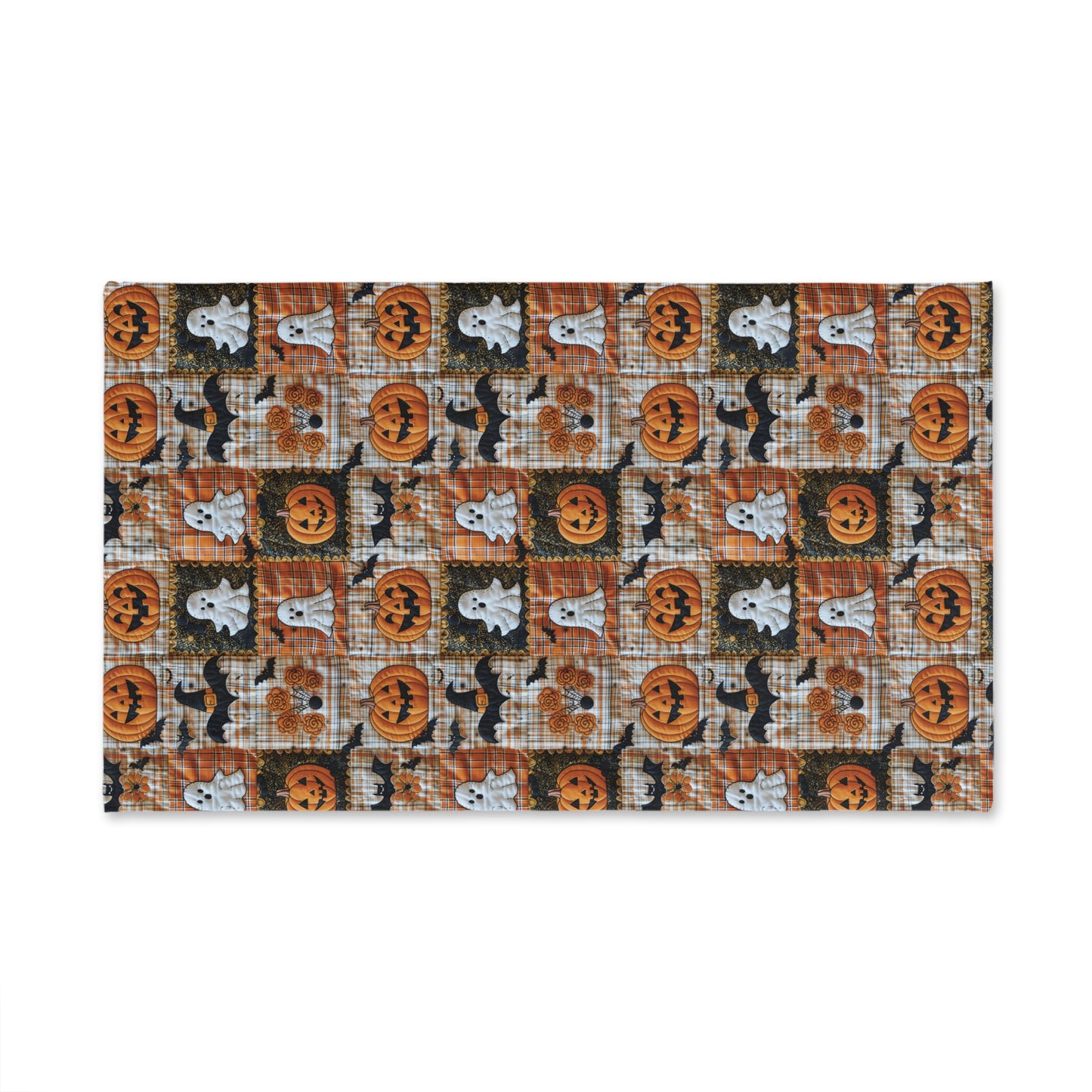 Halloween Faux 3D Quilted Hand Towel