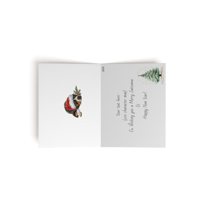 Swiss Horizontal Christmas Greeting cards (8, 16, and 24 pcs), Custom Greeting