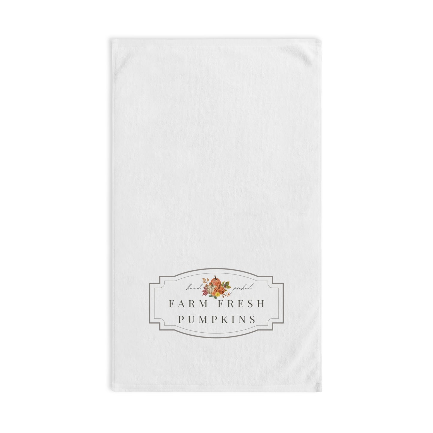 Farm Fresh Pumpkin Fall Hand Towel