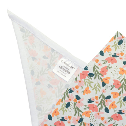 Spring Wildflowers Dog Bandana, Spring Dog Bandana