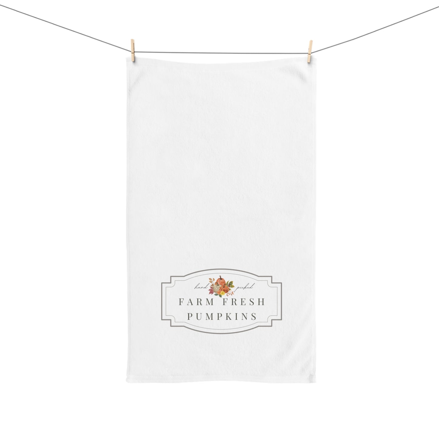 Farm Fresh Pumpkin Fall Hand Towel