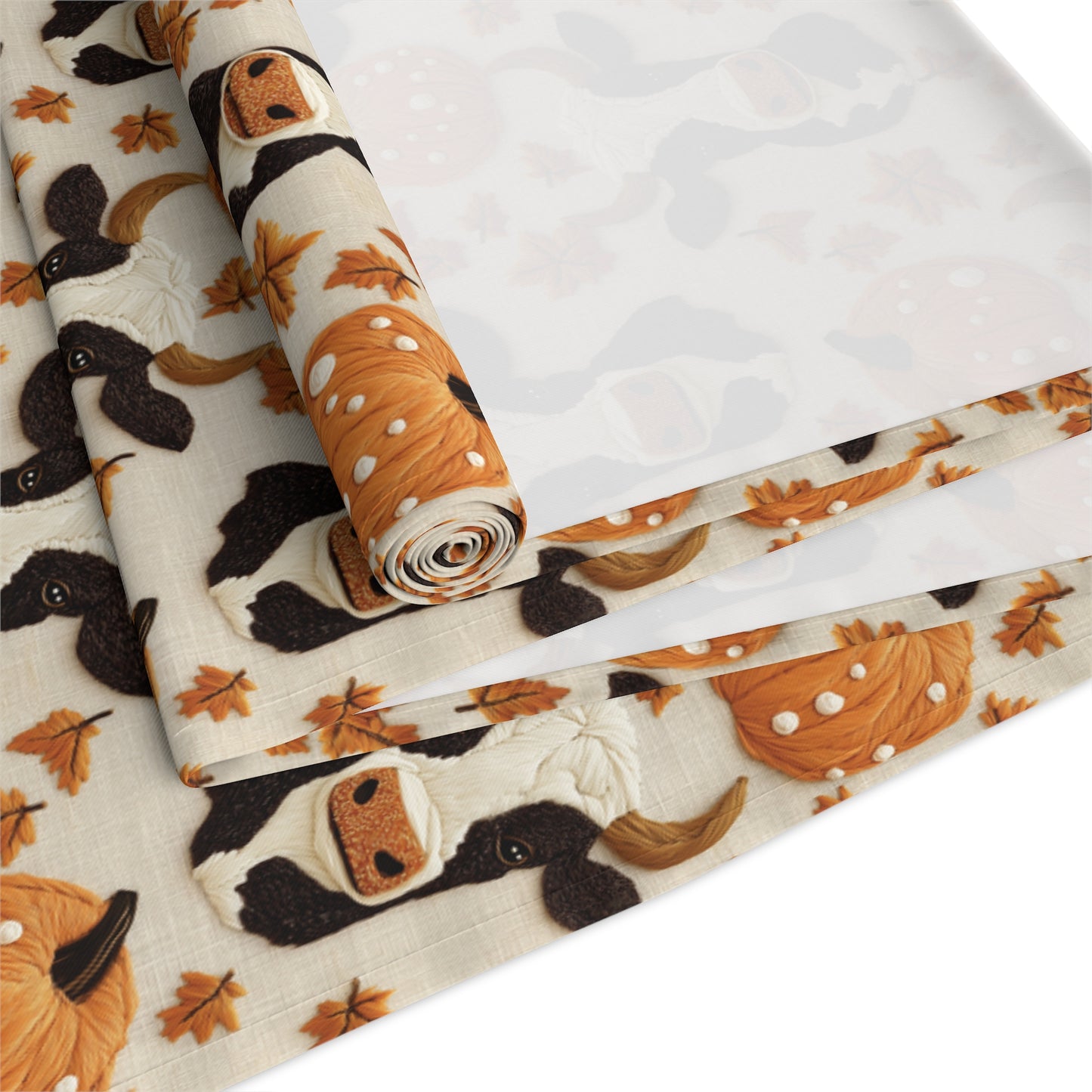 Fall Cows Table Runner