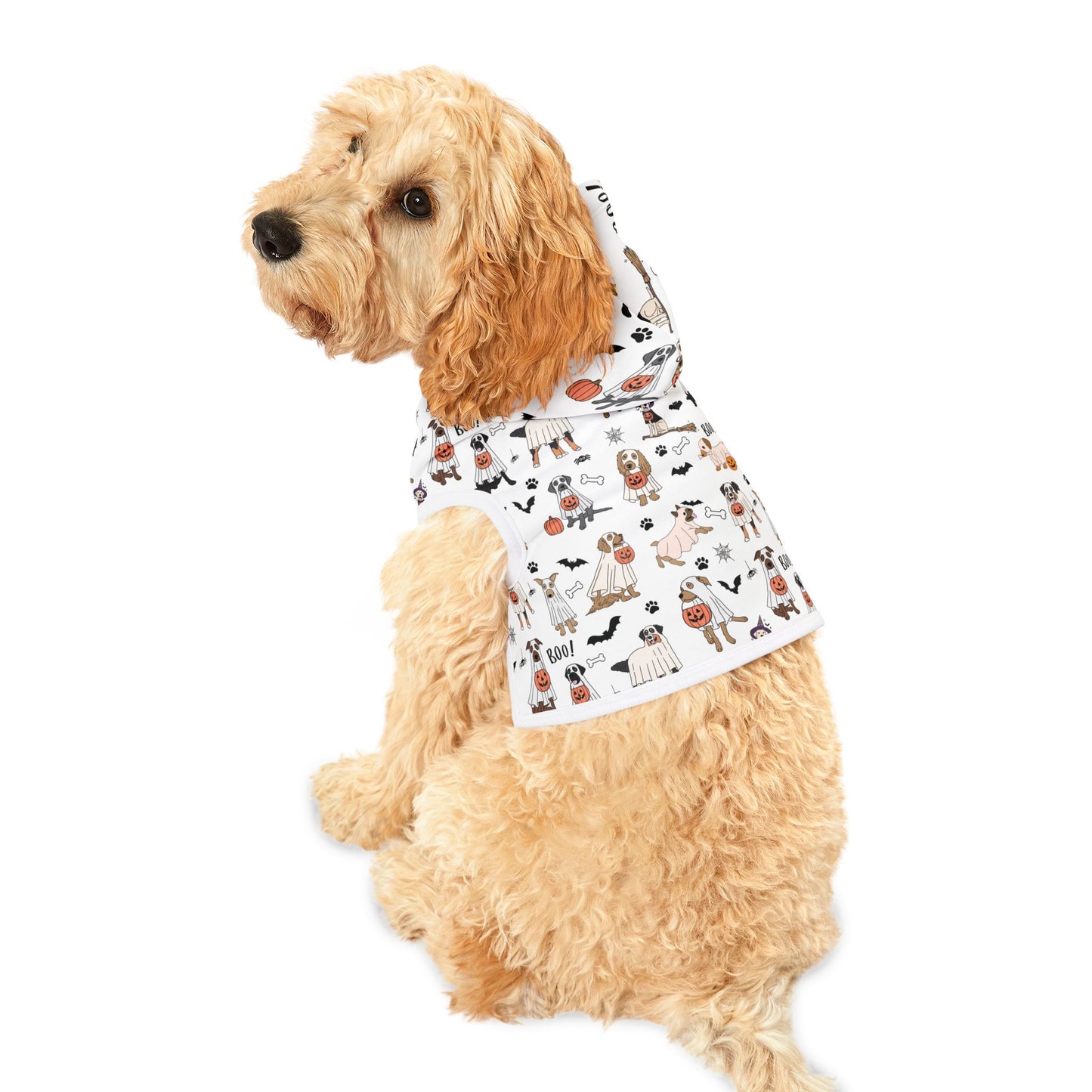 Ghostly Dog Halloween Hoodie