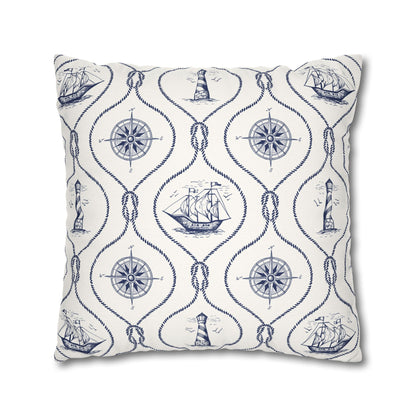 Nautical Summer Pillow Cover, Summer Home Decor, Boat House, Beach House, Marina