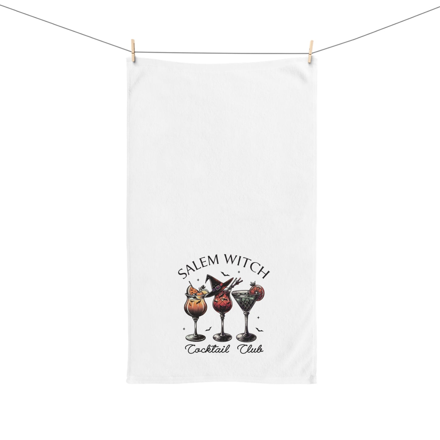 Salem Witch Company Cocktail Club Hand Towel