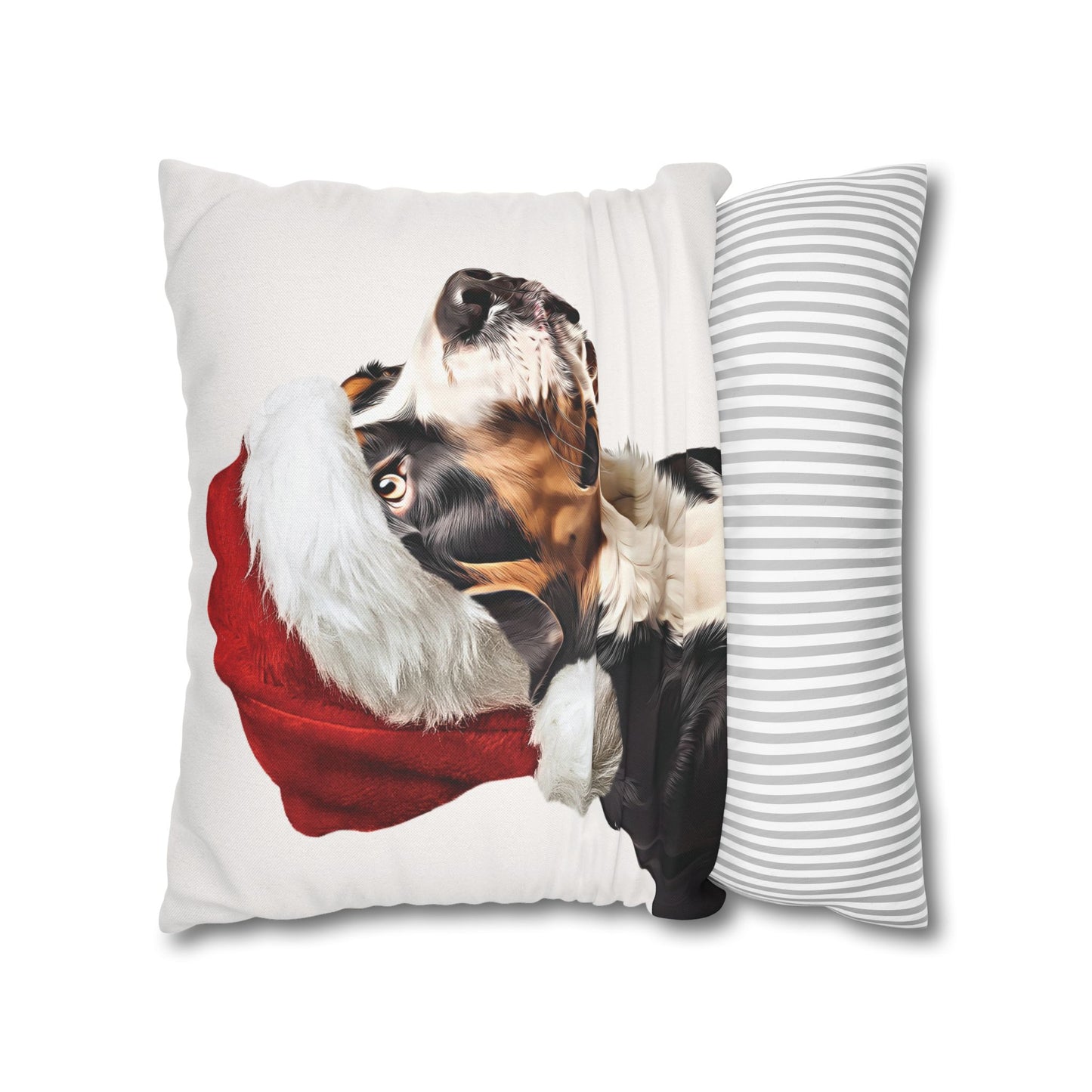 Christmas Swissy Pillow Cover, Double Sided Print