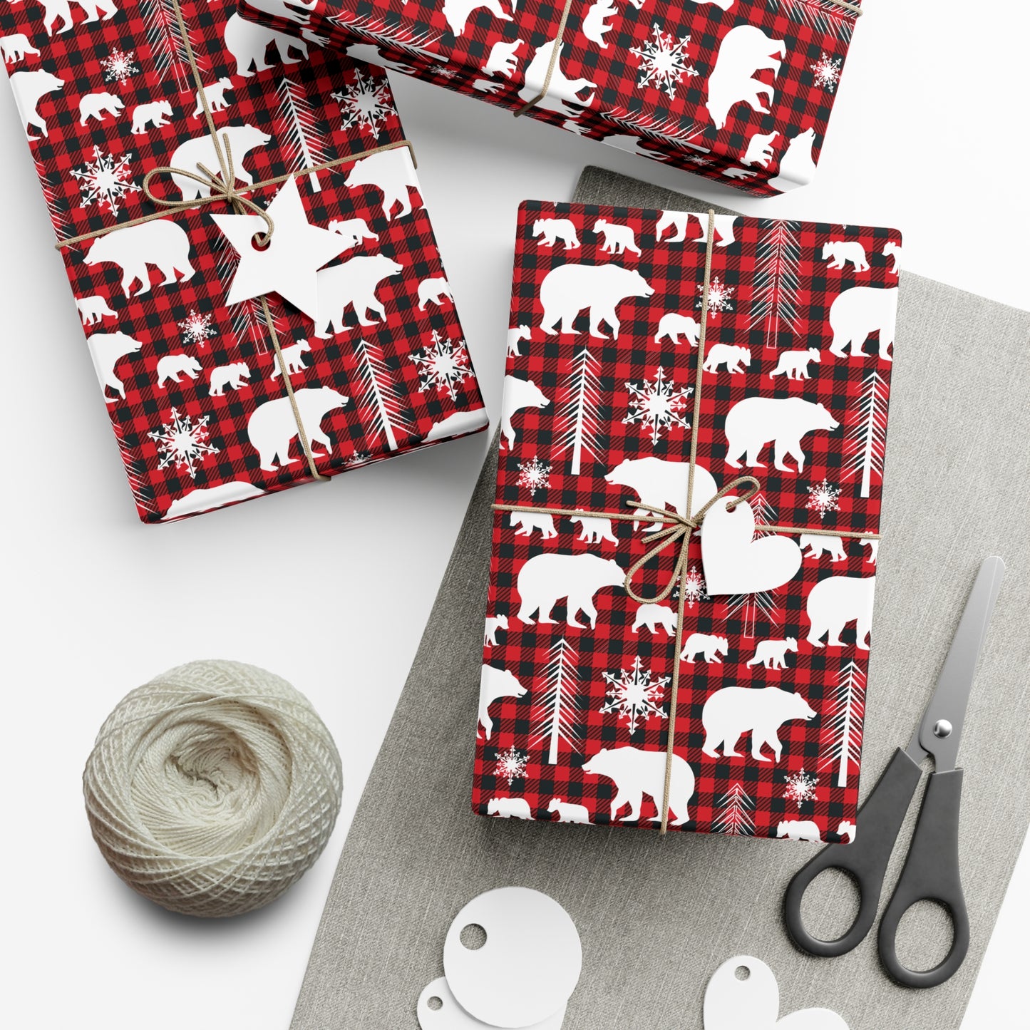 Christmas Bear Gift Wrap