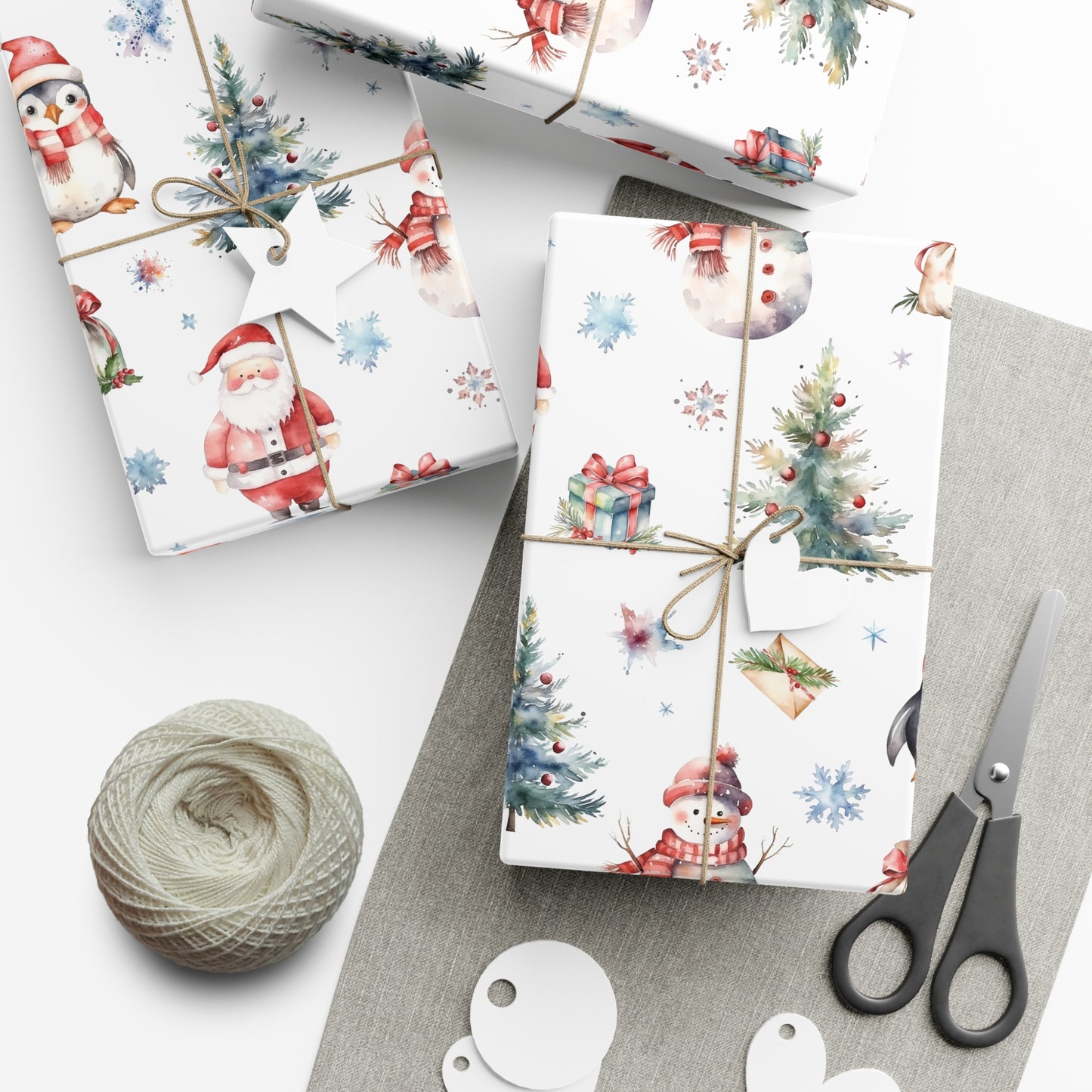 Christmas Penguin Gift Wrap