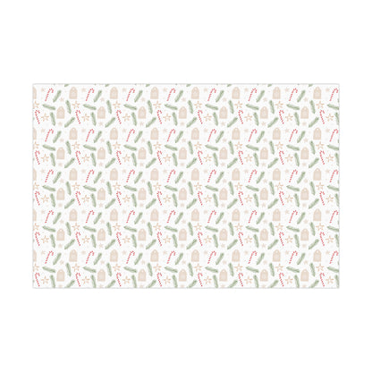 Neutral Minimalist Christmas Wrapping Paper