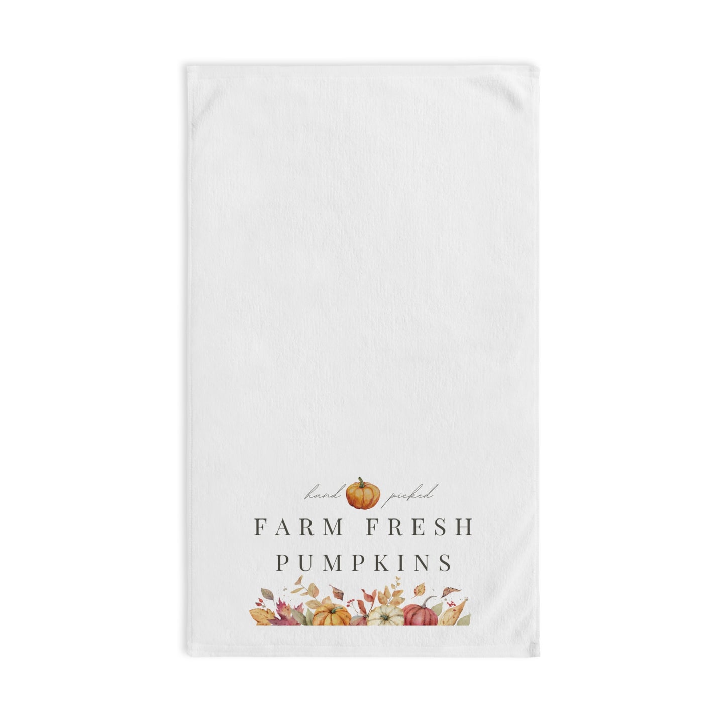 Pumpkin Bouquet Farm Fresh Fall Hand Towel